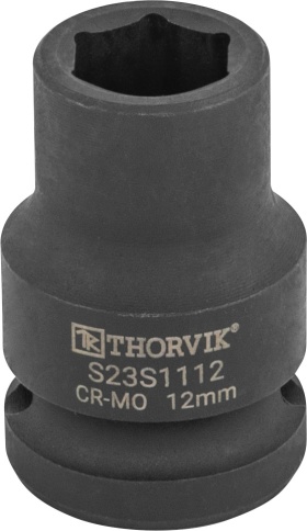 Головка торцевая ударная 1/2"DR, 8 мм, Thorvik S23S1108 (54388) фото 1