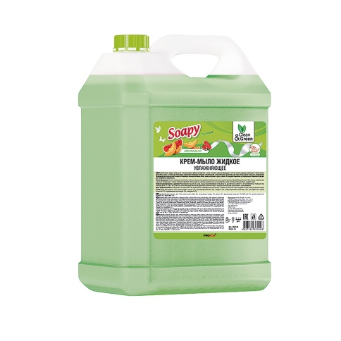 Жидкое крем-мыло INTENSE арбузный фреш 5 л увлажняющее Clean&Green CG8149 фото 2