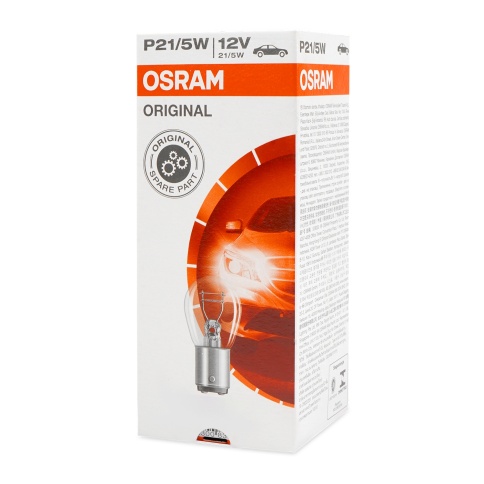 Лампа автомобильная P21/5W (21/5W BAY15D) ORIGINAL LINE 12V OSRAM фото 1