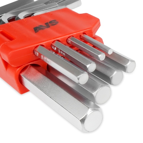 Набор ключей торцевых шестигранных 8 предметов (3-12мм) AVS HKS-8 фото 3