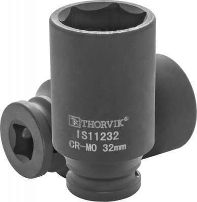 Головка торцевая ударная глубокая 1/2"DR, 32 мм, Thorvik IS11232 (53459) фото 1
