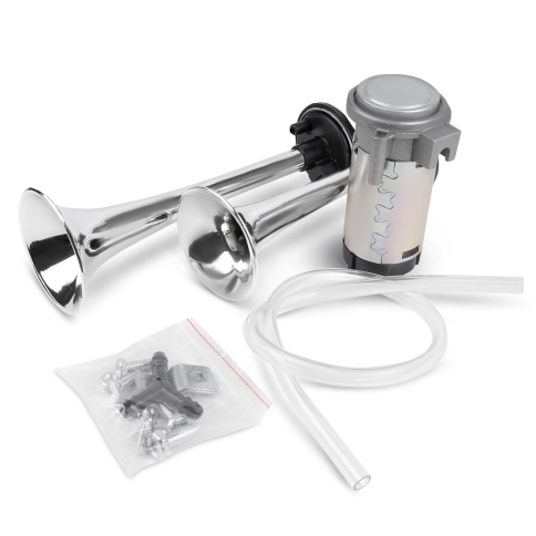 Сигнал автомобильный AVS HR 02 (2 шт. комплект) Хром фото 3