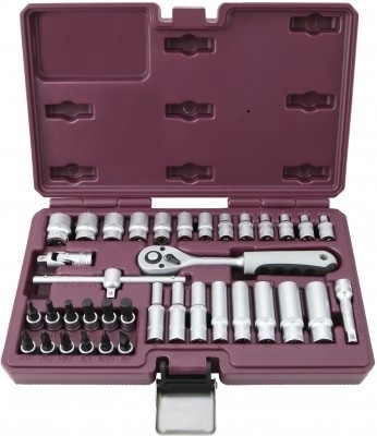 Набор инструмента 1/4"DR, 38 предметов, Thorvik TS038 (54001) в кейсе фото 1