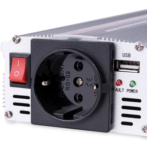 Автомобильный инвертор 12/220V AVS IN-1500W фото 6