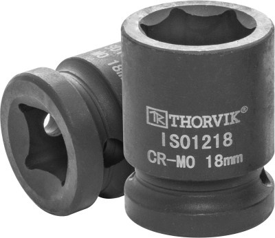 Головка торцевая ударная 1/2"DR, 18 мм, Thorvik IS01218 (53413) фото 1