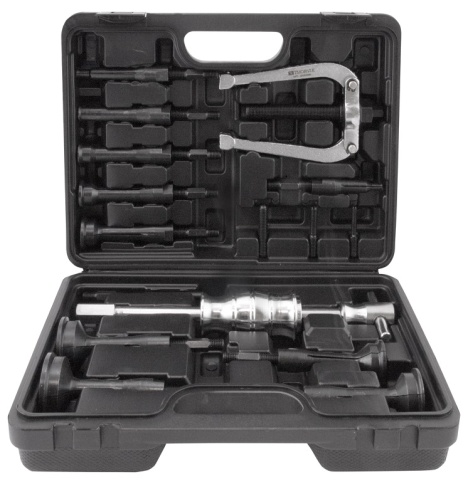 Съемник подшипников с цанговыми захватами за внутреннюю обойму и обратным молотком, диапазон захвато фото 1