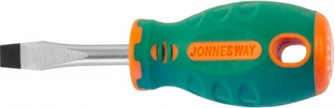 Отвертка стержневая шлицевая ANTI-SLIP GRIP, SL6.5х38мм, Jonnesway D71S638 (49955) фото 1