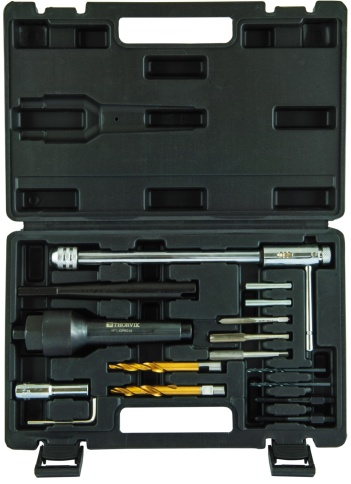 Набор приспособлений для демонтажа сломанных свечей накаливания, 16 предметов, Thorvik GPRS16, 53884 фото 2