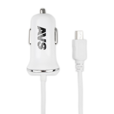 Автомобильное зарядное устройство AVS с mini USB CMN-213 (1,2А) фото 1