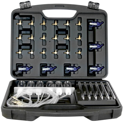 Приспособление для проверки работы дизельных форсунок Common Rail в наборе, Thorvik DFMS (53872) фото 3