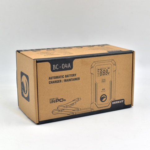 Автоматическое зарядное устройство для 6 и 12 вольтовых АКБ, BERKUT BC-04A (9 стадий зарядки) фото 5
