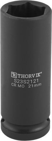 Головка торцевая ударная глубокая 1/2"DR, 25 мм, Thorvik S23S2125 (54435) фото 1