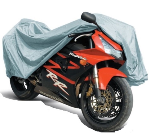 Защитный чехол-тент на мотоцикл AVS МС-520  "ХL" 246х104х127см (водонепроницаемый) (уценка) фото 1