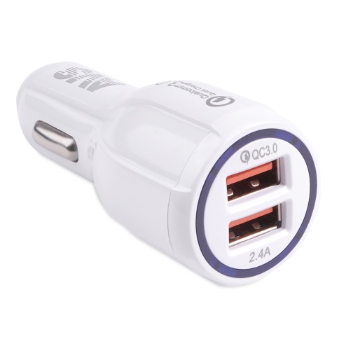 Автомобильное ЗУ AVS UC-123, 1 QC USB/1 USB, 3.0 А, 30 Вт (A07158S) фото 1