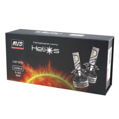 Светодиодная лампа AVS Helios H1, 9-36V, 65W, 2 шт. фото 4