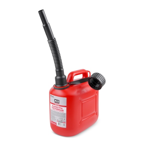 Канистра топливная пластик 5л. (красная) AVS TPK-05 фото 7