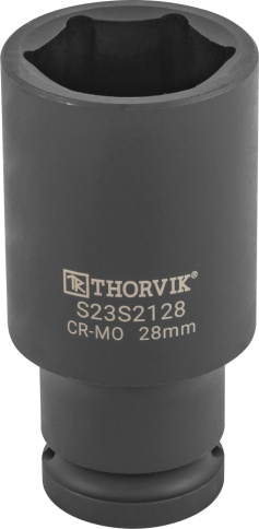Головка торцевая ударная глубокая 1/2"DR, 28 мм, Thorvik S23S2128 (54438) фото 1