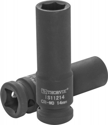 Головка торцевая ударная глубокая 1/2"DR, 14 мм, Thorvik IS11214 (53437) фото 1