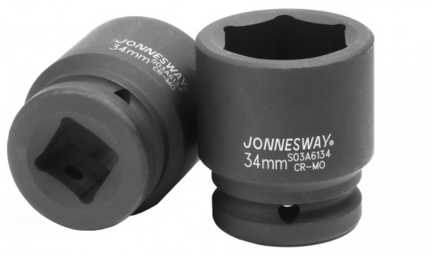 Головка торцевая ударная 3/4 DR, 34 мм, Jonnesway S03A6134 фото 1