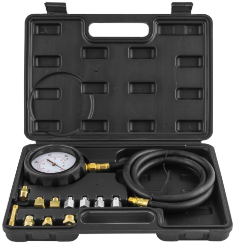 Манометр системы смазки в наборе с переходниками, Thorvik OPTK2 (53878) фото 1