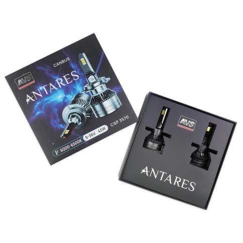 Светодиодная лампа AVS Antares H1, 9-36V, 45W, 2 шт. фото 4