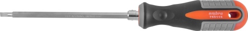 Отвертка двусторонняя Round Grip PH1,SL5x150 мм, Ombra 755115 (55776) фото 2