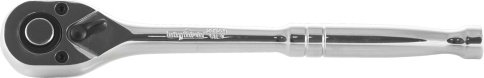 Трещотка 1/4 DR, 72 зубца, Ombra 281401, металлическая ручка фото 2