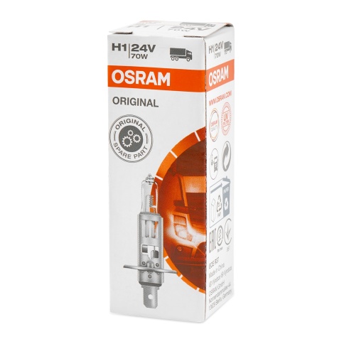 Автолампа галогенная H1 (70W P14.5S) ORIGINAL LINE 24V OSRAM фото 1