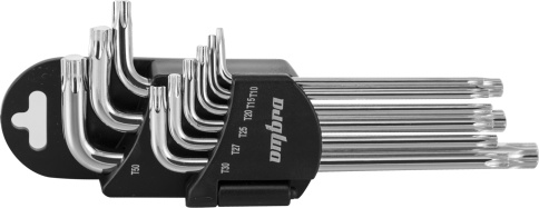 Набор торцевых ключей TORX Т10-T50, 9 предметов, Ombra 953009 (55371) фото 1