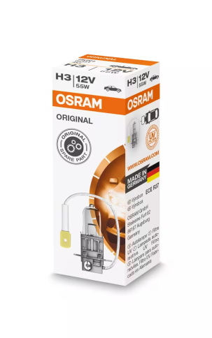 Автолампа галогенная H3 (55W PK22s) ORIGINAL LINE 12V OSRAM фото 1