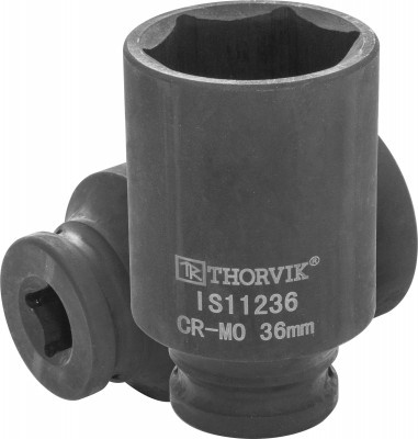 Головка торцевая ударная глубокая 1/2"DR, 36 мм, Thorvik IS11236 (53461) фото 1