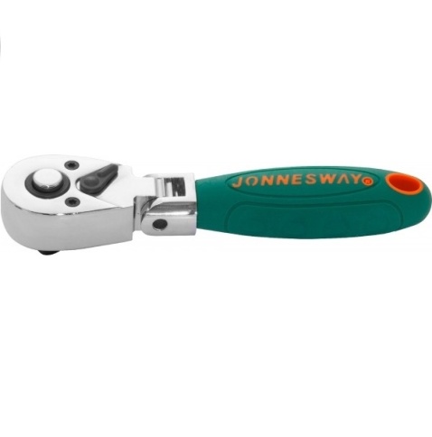 Рукоятка трещоточная укороченная с шарниром 3/8 DR, 36 зубцов, 155 мм, Jonnesway R4203 (46383) фото 1