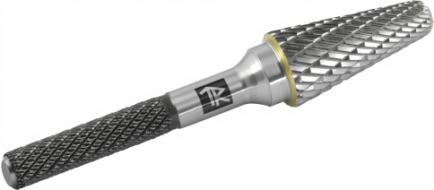 Борфреза твердосплавная коническая с радиусным торцом, тип L, 10 мм, Thorvik TRRBL10250670-2 (57035) фото 2