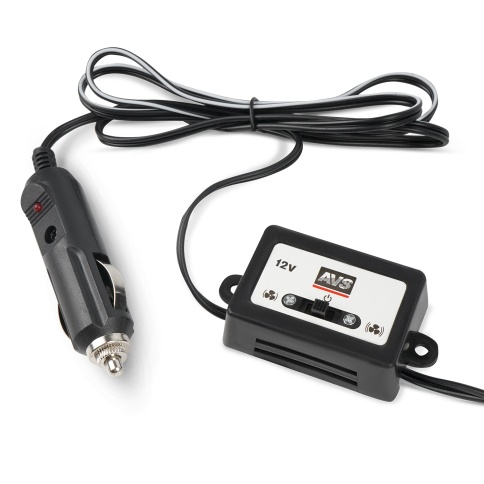 Вентилятор автомобильный AVS 8043 12В 6" (корпус: металл, переключатель, цвет: серебристый) фото 2