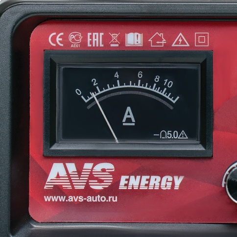 Зарядное устройство для автомобильного аккумулятора AVS BT-6025 (10A) 6/12V (уценённый товар) фото 5
