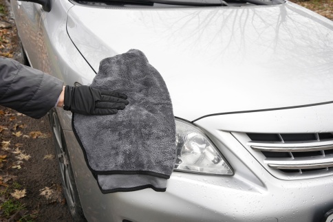 Микрофибровое полотенце для сушки кузова DM-0690 (60х90см)(1шт) фото 7