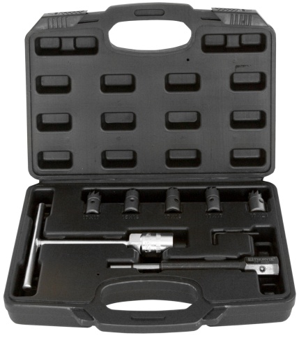 Набор для восстановления посадочных отверстий дизельных форсунок, 7 предметов, Thorvik DICS7 (53883) фото 3