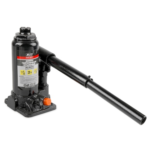 Домкрат гидравлический AVS HJ-B2TC, 2т, 158-308мм с клапаном, в кейсе (ремкомплект) фото 5